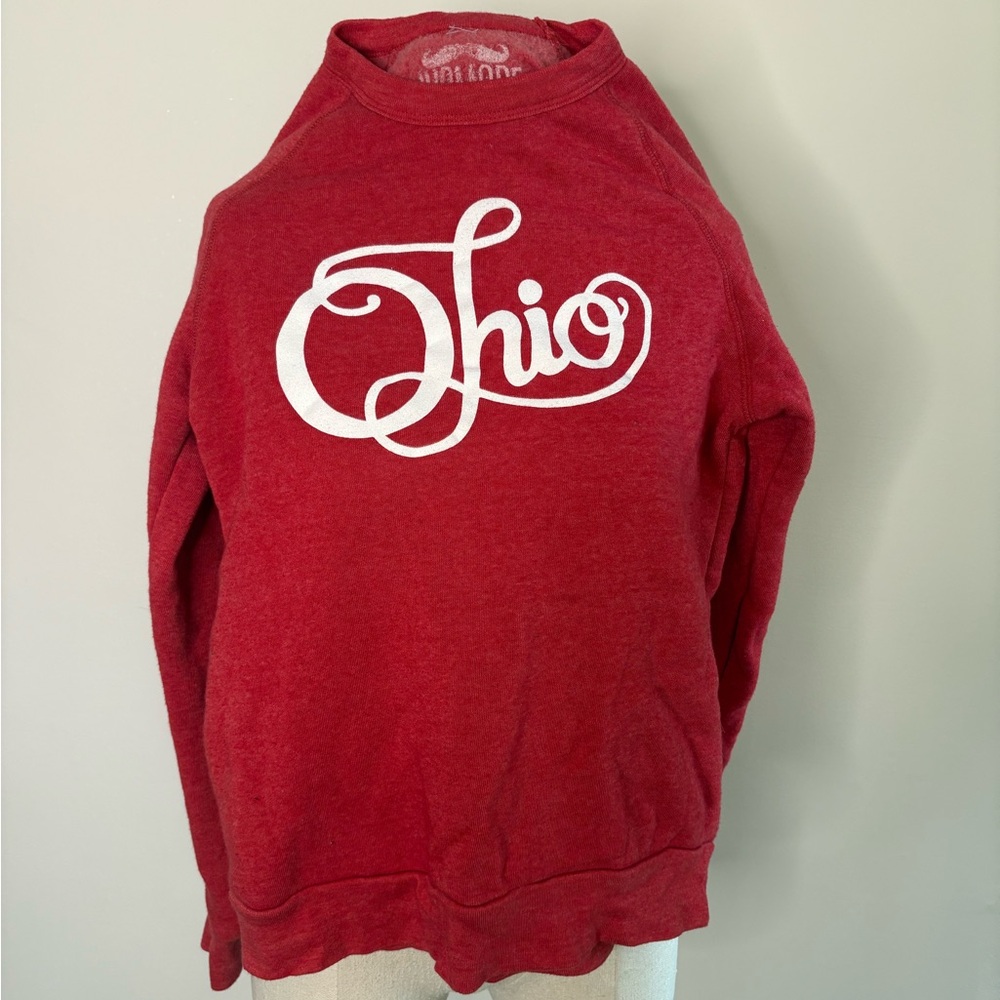 Red Script Ohio Sweatshirt